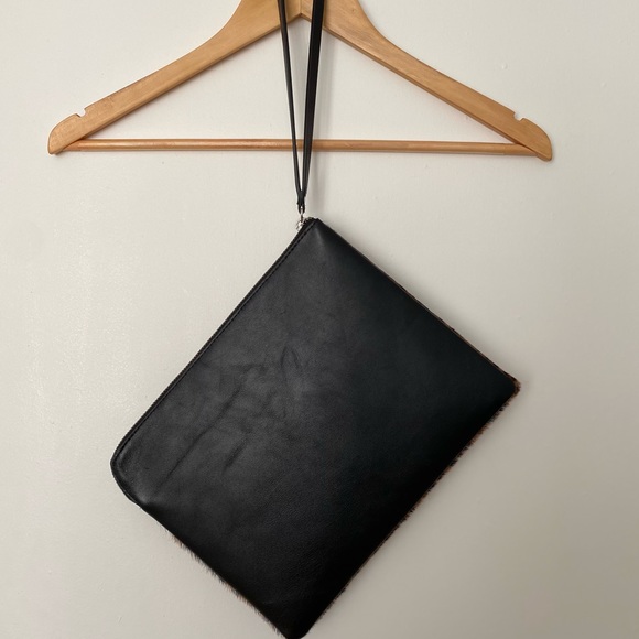 Leather Leopard Clutch - Picture 2 of 2